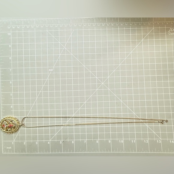 Vintage Rhinestone Bird GF Necklace - Picture 7 of 12